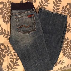 Seven for all mankind maternity jeans